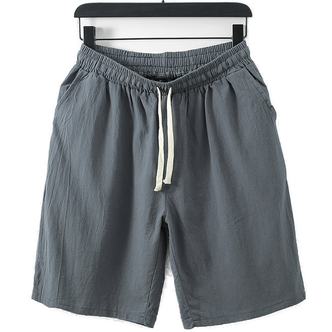 Big and Tall Mens Shorts With Elastic Waist and Drawstring