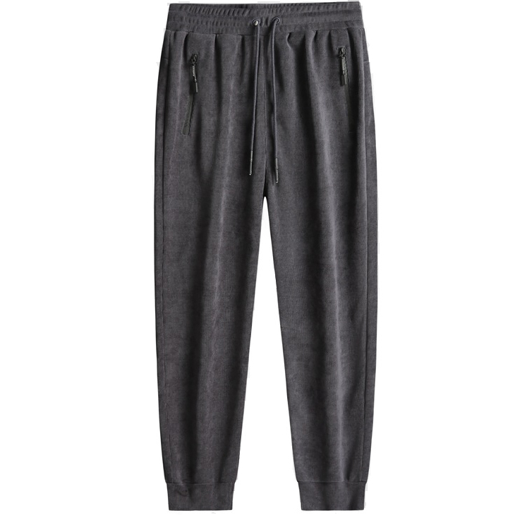 Big And Tall Winter Jogger Sweatpants With Zipper Pockets