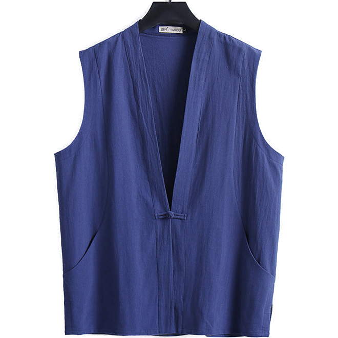 Big and Tall Men's Shaolin Vest