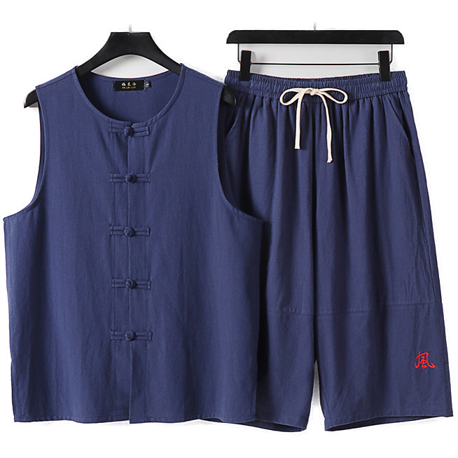 Big and Tall Mens Linen Bruce Lee Wing Chun Uniform